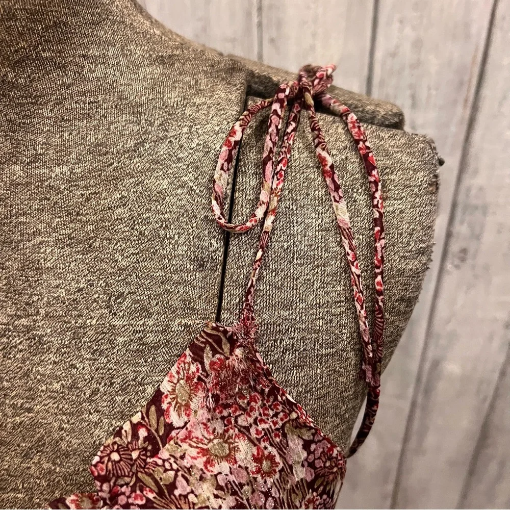 Chrysantheaum Floral Tie-Strap Dress - Picture 9 of 9